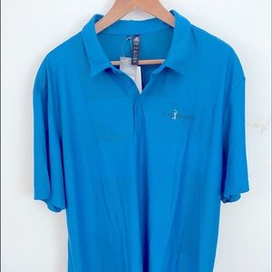 Adidas XXL “Players Championship” Blue Golf Polo